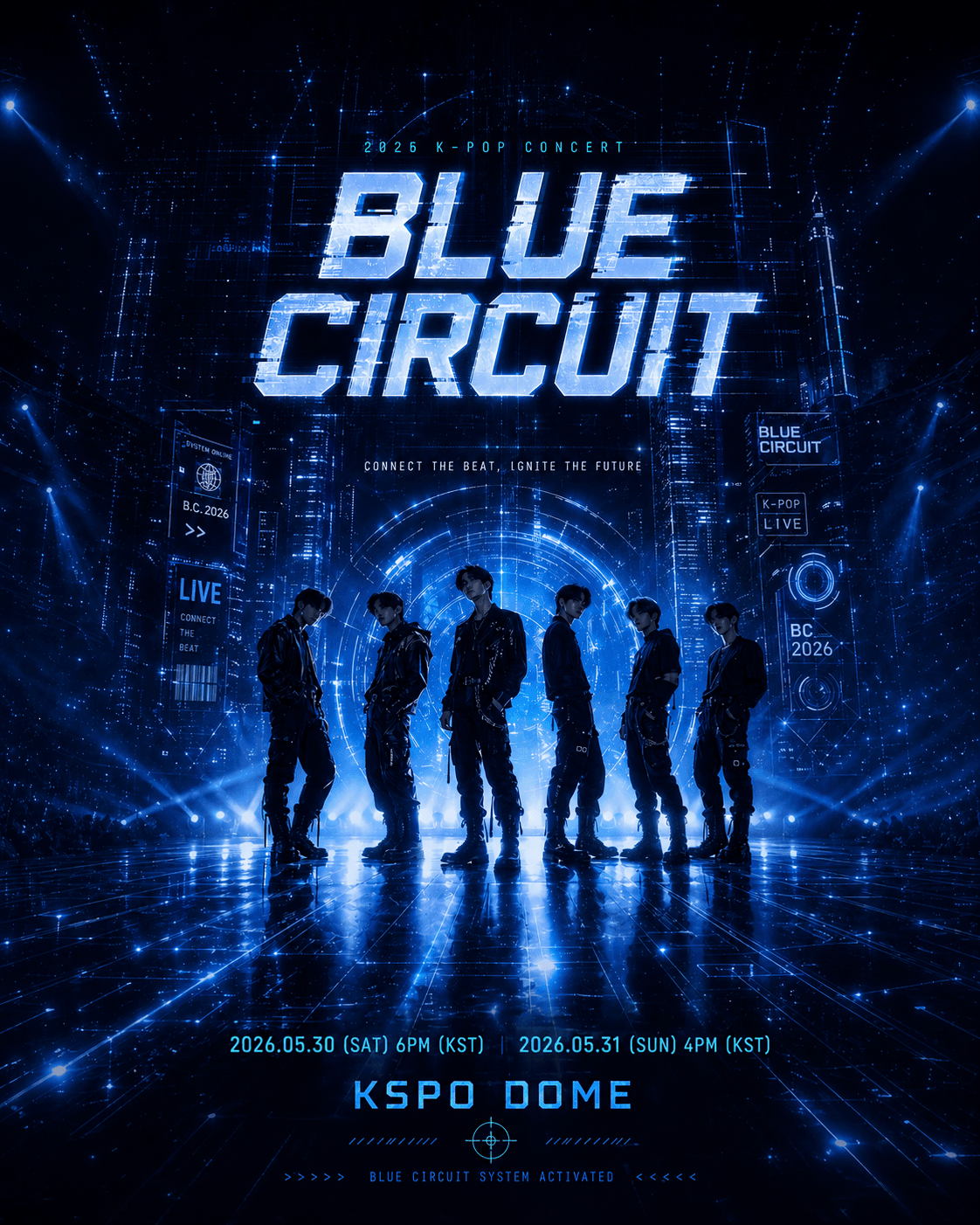 BLUE CIRCUIT — 2026 K-POP コンサート