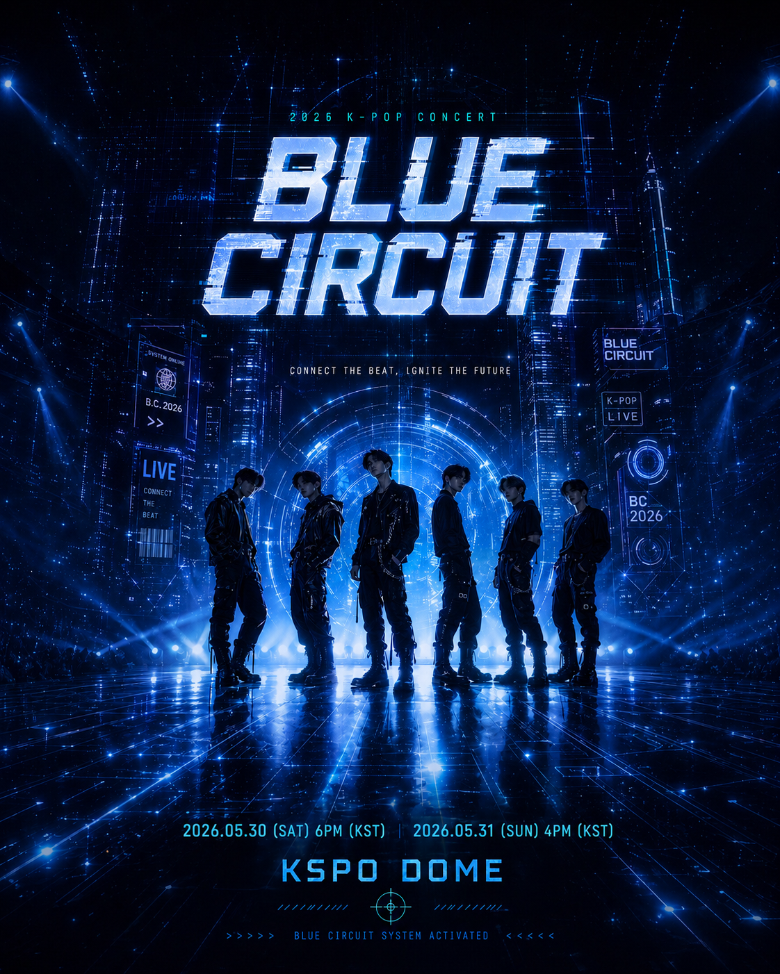 BLUE CIRCUIT — 2026 K-POP コンサート